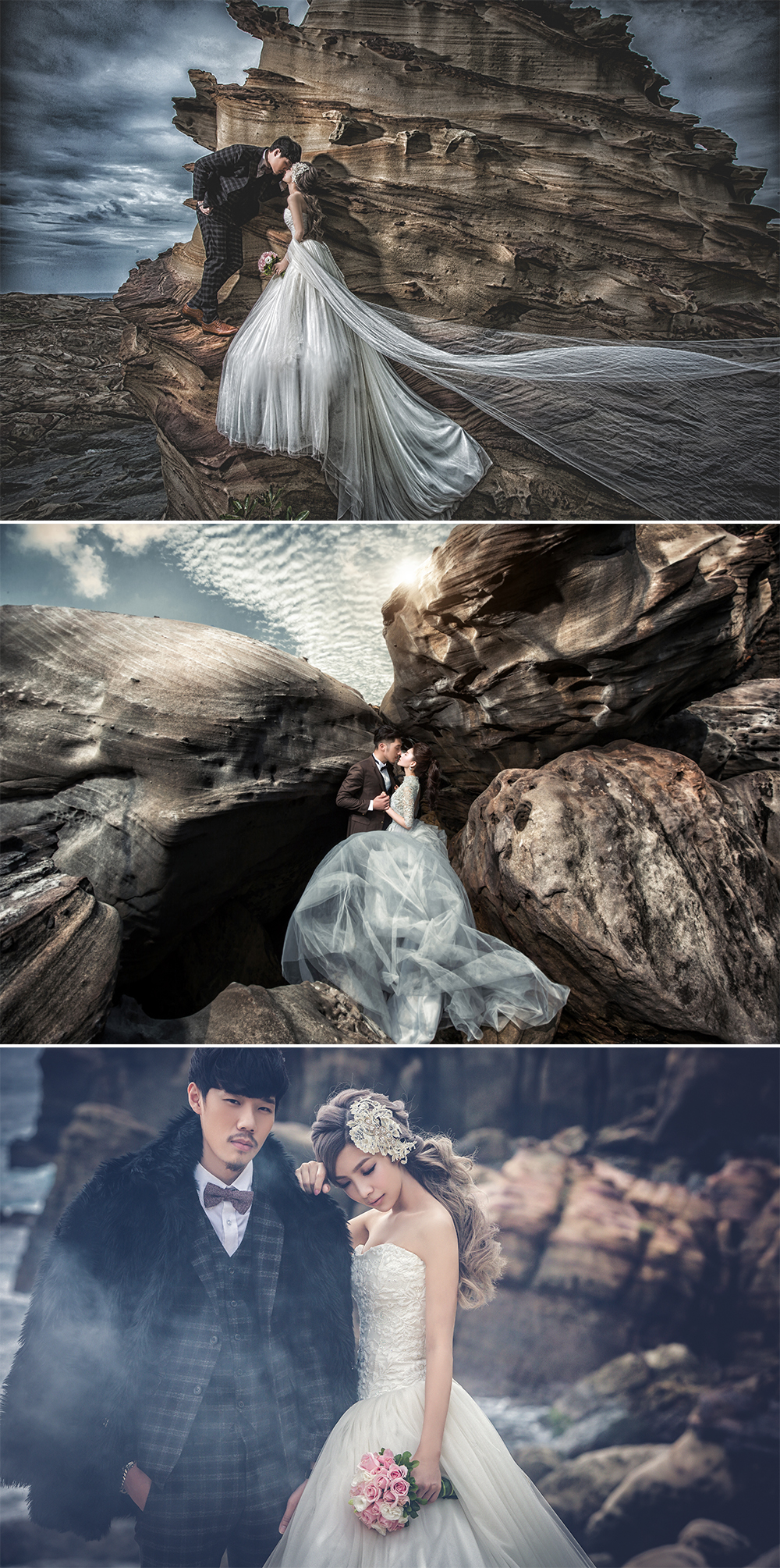台灣婚紗照外拍景點 - 九份南雅奇岩